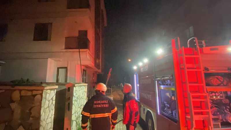 Kızgın yağ yangına sebep oldu