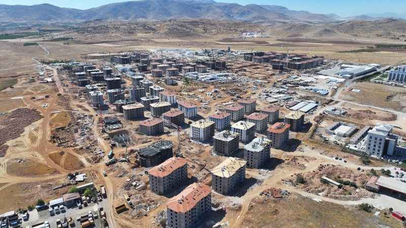 Malatya’da deprem konutları teslime hazırlanıyor