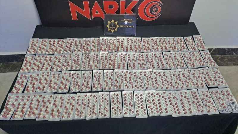 Kırıkkale'de 1112 adet uyuşturucu hap ele geçirildi: 1 gözaltı