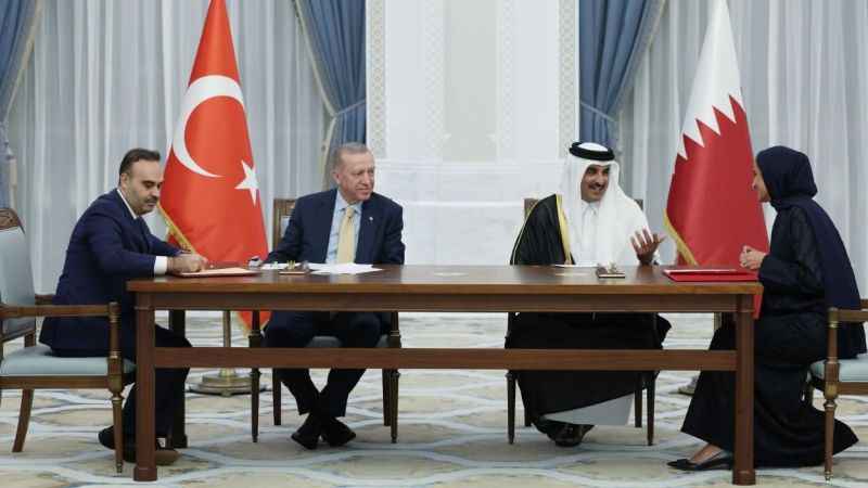 Türkiye ile Katar arasında ortak bildiri ve 12 anlaşma imzalandı