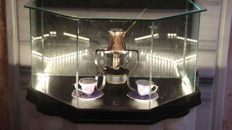 Tarihi hamamda müze ve kahve keyfi