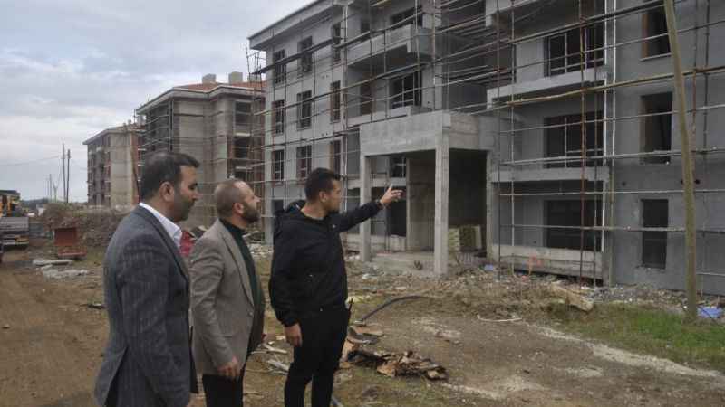 Aliağa'da TOKİ'de çalışmalar yeniden hızlandı