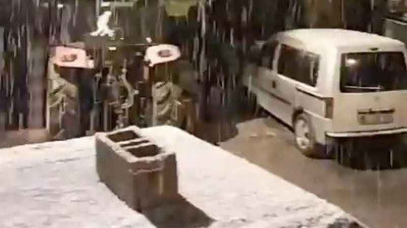 Antalya'nın yaylalarında kar