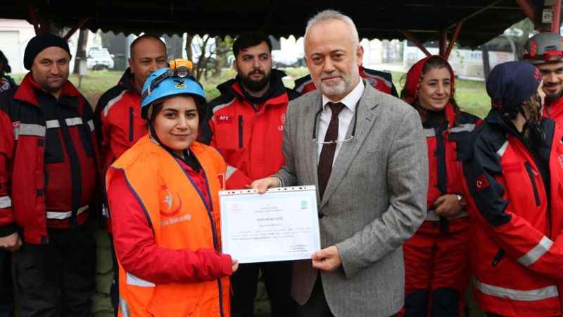 22 sağlık personeli UMKE’ye katıldı