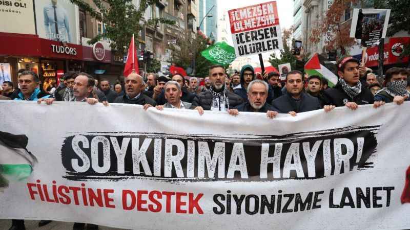 Elazığ’da Filistin'e destek için onbinler yürüdü