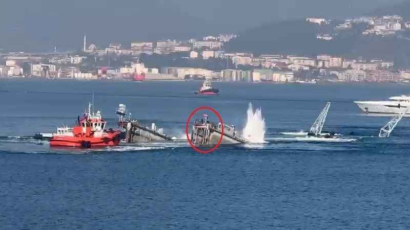 İzmit Körfezi'nin ortasında can pazarı