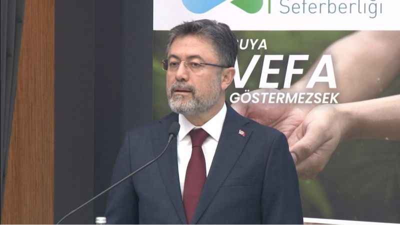 Bakan Yumaklı: “Su kayıplarının yüzde 25 oranına düşürülmesini hedefliyoruz“
