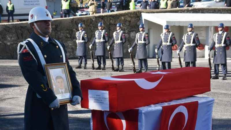 Şehit Uzman Çavuş Yetişen’in naaşı memleketine uğurlandı