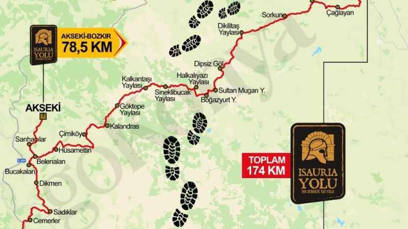 Isauria Yolu rota kılavuzu yayınlandı