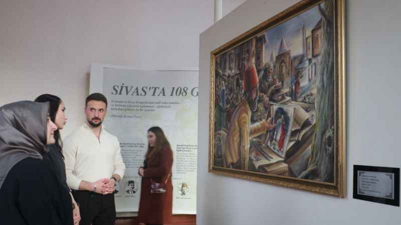 Sivas’taki simgeler sanatçılar tarafından yeniden yorumlandı