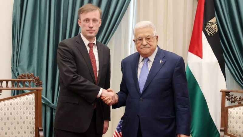 Sullivan, Filistin Devlet Başkanı Abbas ile görüştü