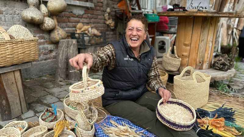 Sazlıklardan sanata: ‘Bafra zembili’