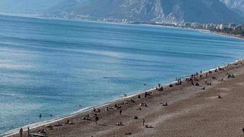 Antalya'da Aralık ayında deniz keyfi