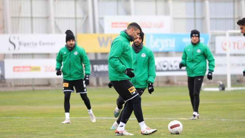 Konyaspor, Samsunspor maçı hazırlıklarına devam etti