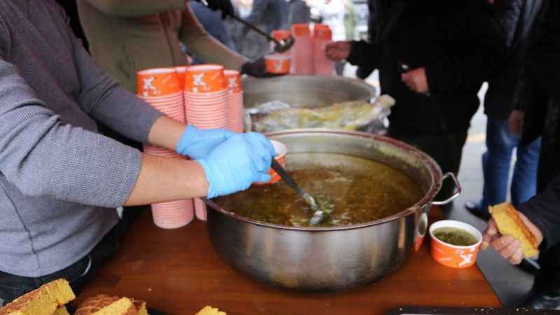 Giresunlular karalahana çorbasına doyamadı