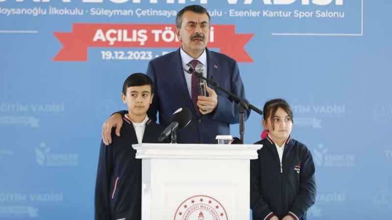 Bakan Tekin: "Türkiye’nin eğitim ortamlarının fiziki şartları OECD ortalamalarının üzerinde"