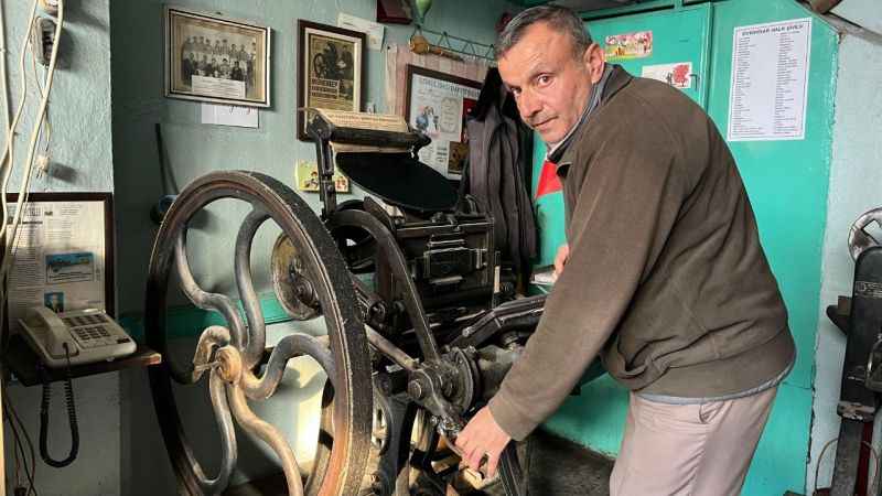 180 yıllık matbaaya gelen 1 milyon TL’lik teklifleri düşünmeden reddediyor