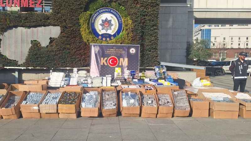 İstanbul’da 40 milyon liralık kaçak ilaç operasyonu