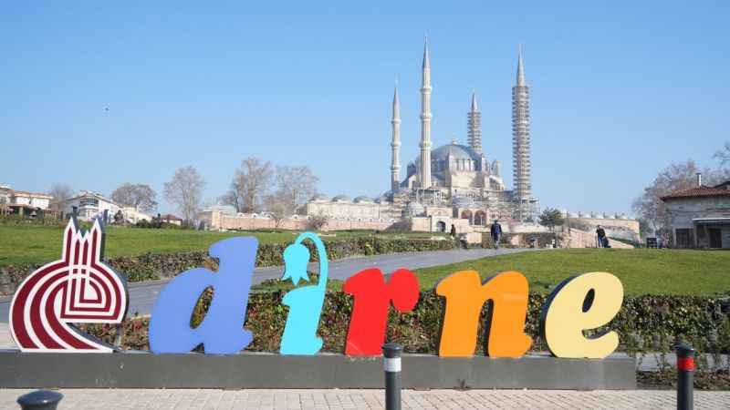 Selimiye Camii'nin üç minaresinde çalışmalar bitti