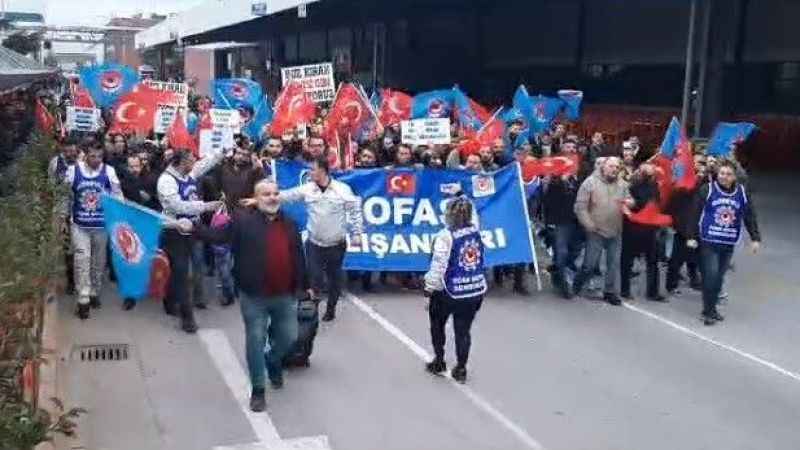 Tofaş Otomobil Fabrikası'ndaki eylemler büyüyor