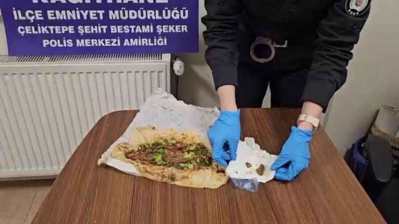 Nezaretteki sevgilisine dürüm içinde uyuşturucu getirdi