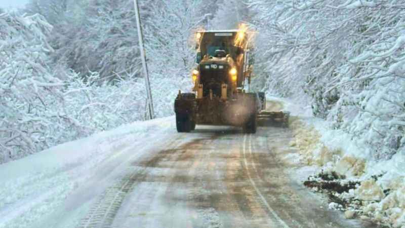 Giresun'da eğitime bir gün kar molası