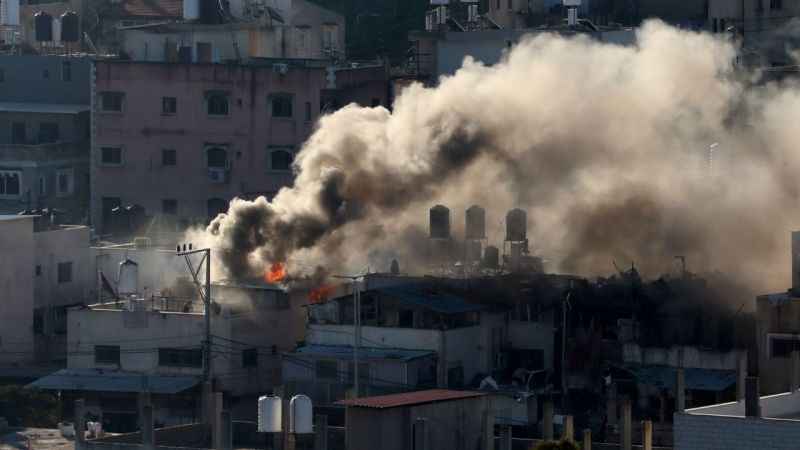 Nur Şems Mülteci Kampı'na gerçekleştirilen saldırıda 6 kişi hayatını kaybetti