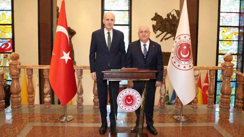 TBMM Başkanından Bakan Güler’e taziye ziyareti