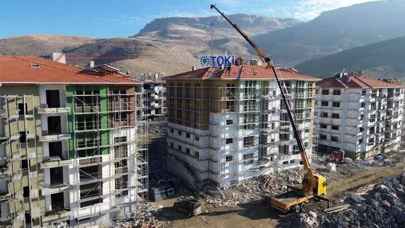 TOKİ deprem konutlarında sona gelindi