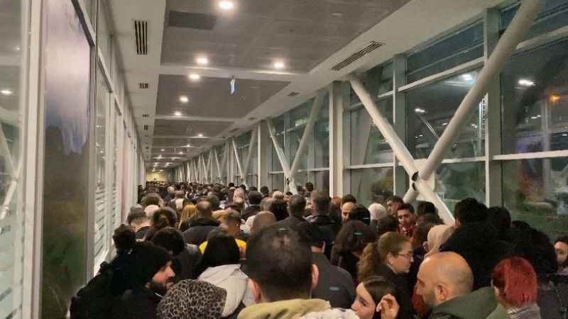 Sarp Sınır Kapısı'nda yılbaşı tatili yoğunluğu