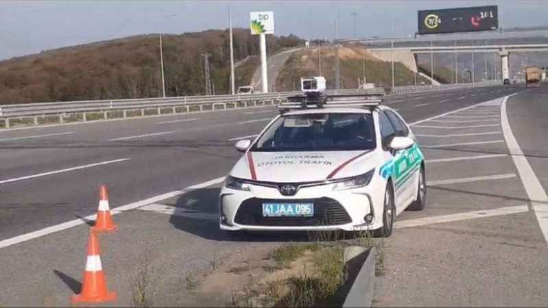 Kuzey Marmara Otoyolunda aşırı hıza ceza yağdı