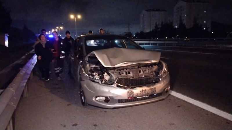 Tem Otoyolu'nda zincirleme kaza