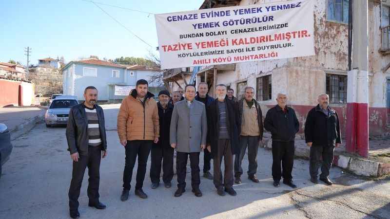 Bu köyde taziye yemekleri kaldırıldı