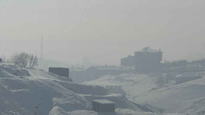 Hakkari'de uçak seferlerine sis engeli