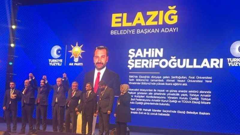 Elazığ'da mevcut Belediye Bakanı Şahin Şerifoğulları yeniden aday