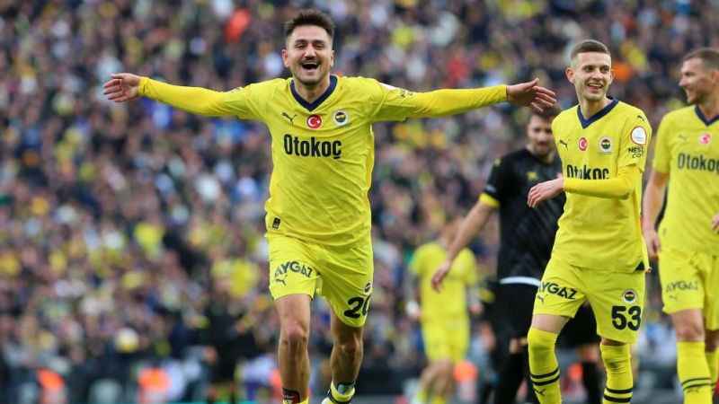 Cengiz Ünder coştu, Fenerbahçe farka koştu