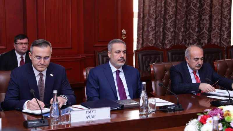 Bakan Fidan'dan , Tacik mevkidaşı Muhriddin ve Kırgızistan Cumhurbaşkanı Rahman'a ziyaret 