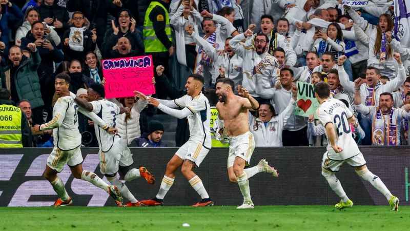 Real Madrid 2-0 geriden gelip liderliği sürdürdü