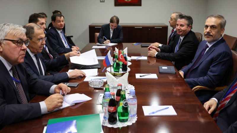 Dışişleri Bakanı Fidan, Rusya Dışişleri Bakanı Lavrov ile görüştü