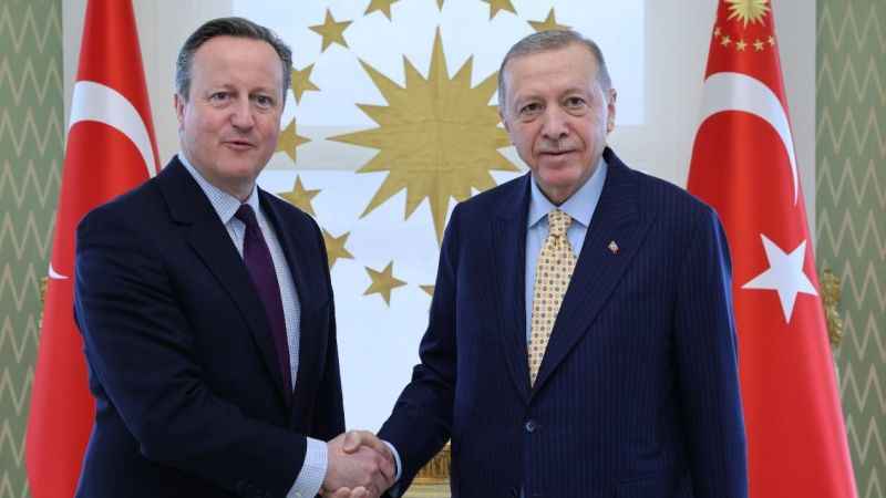 Cumhurbaşkanı Erdoğan Cameron'u kabul etti