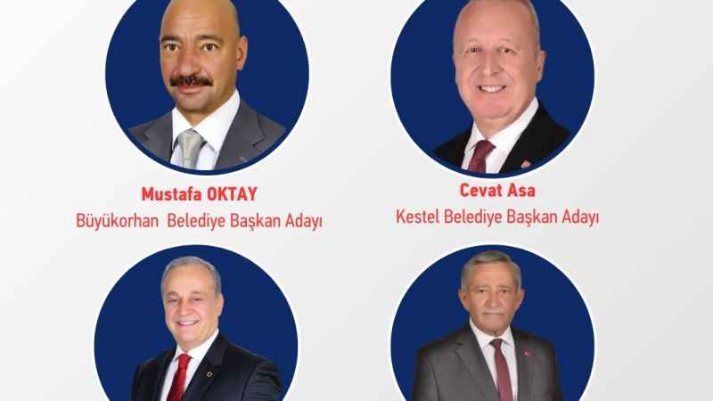 CHP'de Bursa'nın 4 ilçe belediye başkan adayını açıkladı