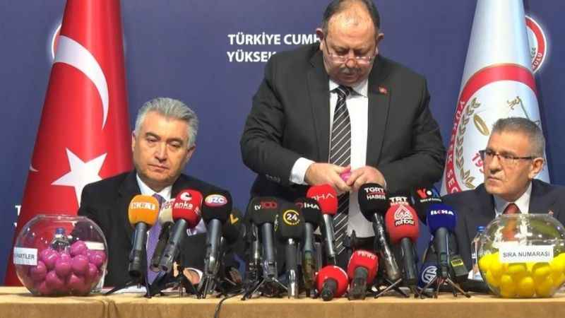 Yerel seçimlerde için partilerin sıralaması belli oldu