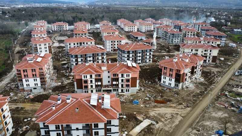 Düzce'deki TOKİ konutları mayıs ayında teslim edilecek