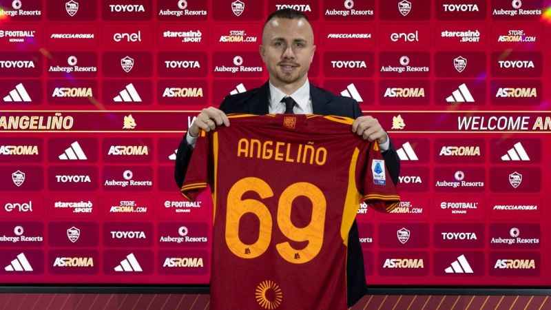 Angelino resmen Roma'da