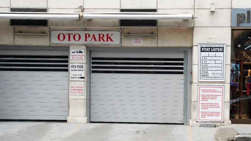 İstanbul Laleli'de bir otoparkın giriş-çıkış ücreti 340 TL’ye yükseldi