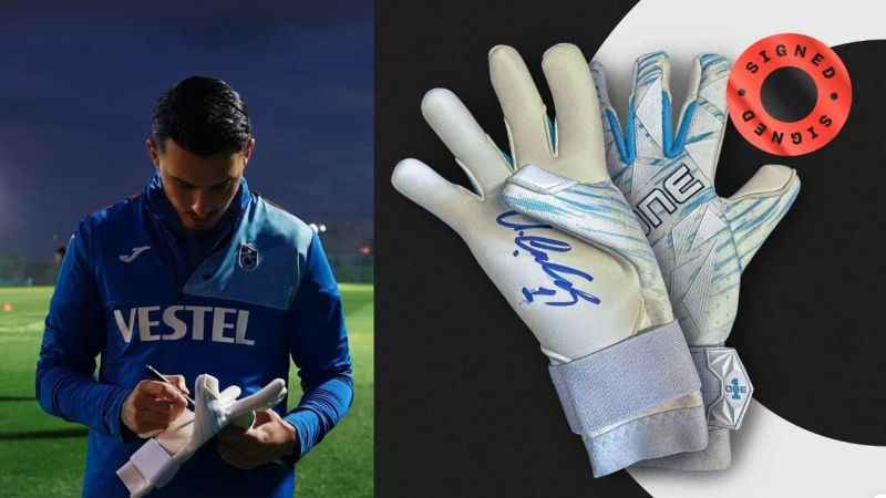 Uğurcan Çakır’dan taraftarlara imzalı eldiven
