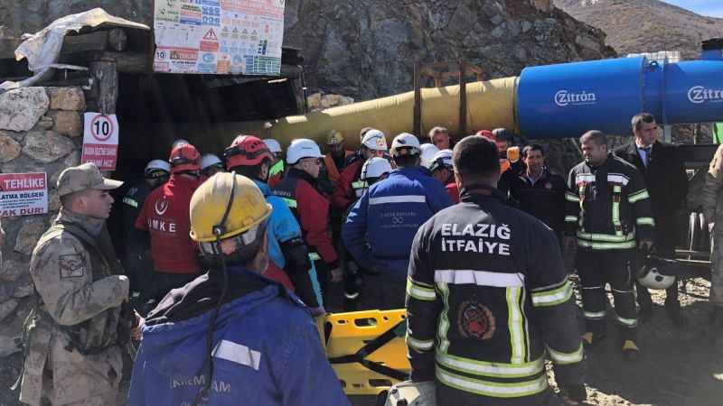 Elazığ'da maden ocağında göçük!