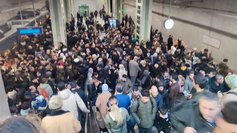  Yenikapı-Kirazlı metro hattında arıza