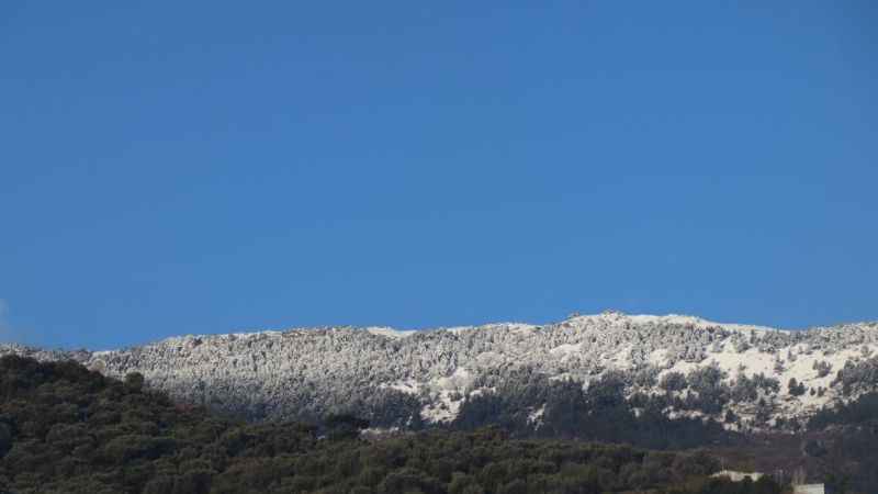 Mart ayında Madran Dağı’nda kar sürprizi