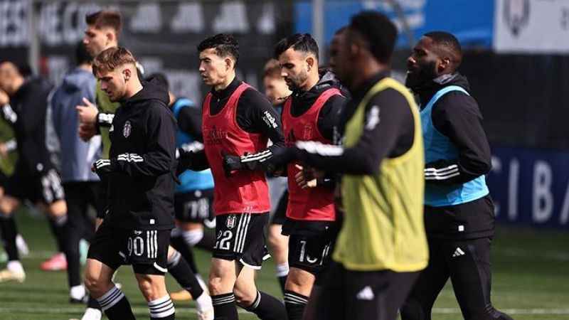 Beşiktaş, Gaziantep FK maçı hazırlıklarını sürdürdü